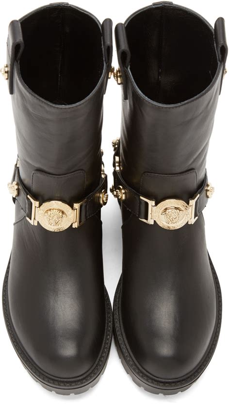 la medusa versace shoes|versace medusa boots.